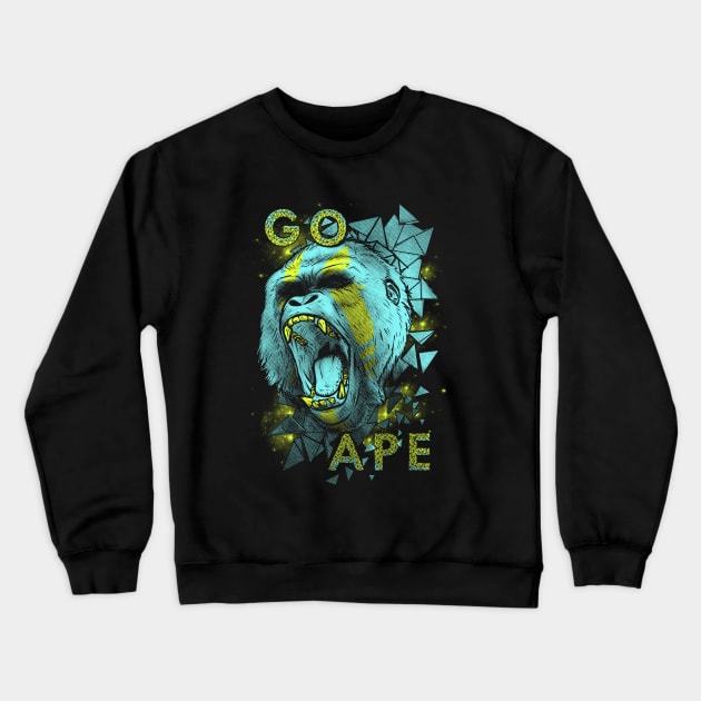 GO APE! Crewneck Sweatshirt by LivMat